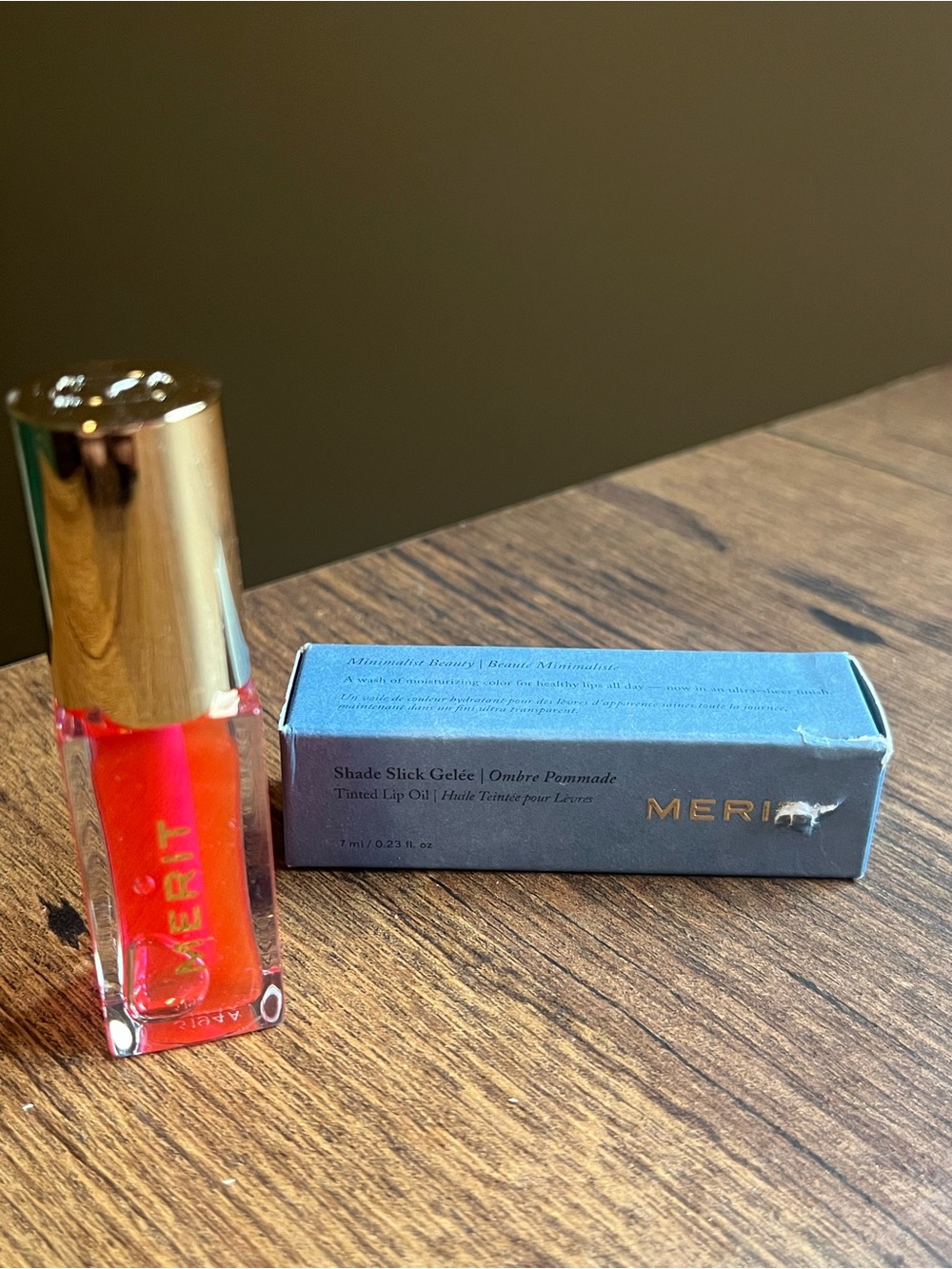Merit Shade Slick Gelee Tinted Lip Oil — Les Deux